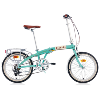 Bianchi Folding Vintage 20 Jant 7 Vites Katlanır Şehir / Tur Bisikleti Krem