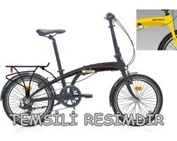 Carraro Flexi 107 26 Jant 21 Vites Katlanır Şehir / Tur Bisikleti Kırmızı-Siyah