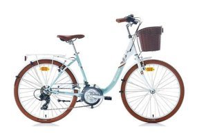 Bianchi Carmen 24 Jant 21 Vites Şehir / Tur Bisikleti Beyaz-Kahverengi-Turkuaz
