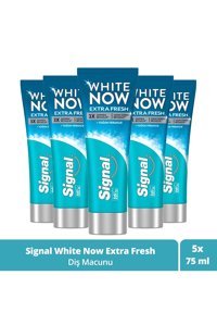 Signal White Now Naneli Florürlü Diş Macunu 5x75 ml