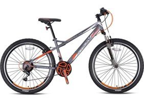 Kron Vortex 4.0 27.5 Jant 21 Vites Dağ Bisikleti Gri-Kırmızı 15'