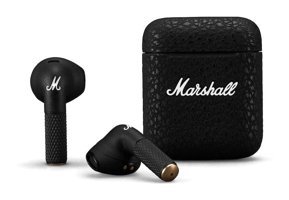 Marshall Minor III Android & iOS Uyumlu Su Geçirmez 5.2 Silikonsuz Kablosuz Kulak İçi Bluetooth Kulaklık Siyah