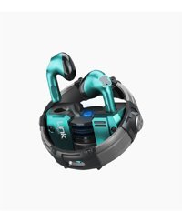 Linktech S30 Android & iOS Uyumlu Tek Mikrofonlu 5.3 Silikonsuz Oyuncu Kablosuz Kulak İçi Bluetooth Kulaklık Yeşil