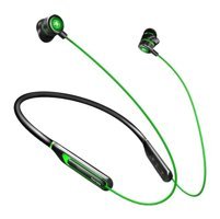 Plextone G2 Android & iOS Uyumlu 5.0 Işıklı Silikonlu Gürültü Önleyici Oyuncu Kablosuz Kulak İçi Bluetooth Kulaklık Yeşil