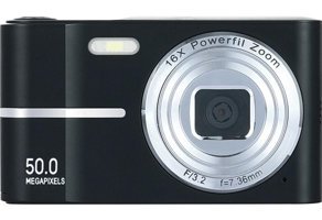 Tuomeng 50 MP Full HD Kompakt Dijital Fotoğraf Makinesi Siyah