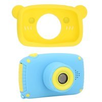 Jectse Mini Full HD Kompakt Çocuk Dijital Fotoğraf Makinesi Sarı Kılıflı