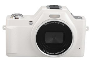 Fockety 4K Kopmakt Dijital Fotoğraf Makinesi Beyaz