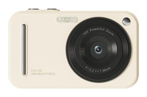 Vkemall Full HD Kompakt Dijital Fotoğraf Makinesi Sarı