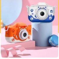 Shanrya Full HD Kopmakt Çocuk Dijital Fotoğraf Makinesi Turuncu