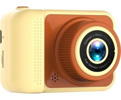 Fairy Mini Full HD 20 MP Kompakt Çocuk Dijital Fotoğraf Makinesi Sarı