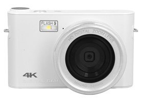 Jectse 4K Kompakt Dijital Fotoğraf Makinesi Gümüş
