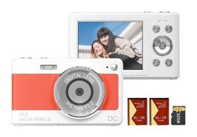 Vkemall Full HD Kopmakt Dijital Fotoğraf Makinesi Kırmızı