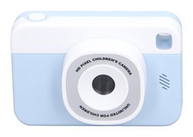 Plyisty Full HD Kopmakt Çocuk Dijital Fotoğraf Makinesi Açık Mavi