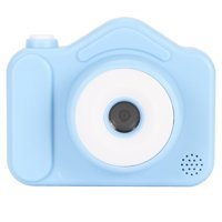 Akozon Mini Full HD Kopmakt Çocuk Dijital Fotoğraf Makinesi Mavi
