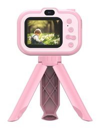 Mengtuo Mini Full HD 2 inç Kompakt Çocuk Dijital Fotoğraf Makinesi Pembe