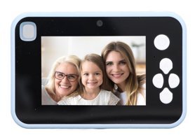 Annadue Full HD Kopmakt Çocuk Dijital Fotoğraf Makinesi Açık Mavi
