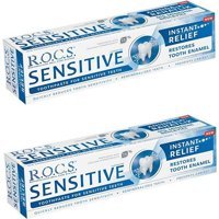 Rocs Sensitive Instant Relief Florürsüz Diş Macunu 2x75 ml