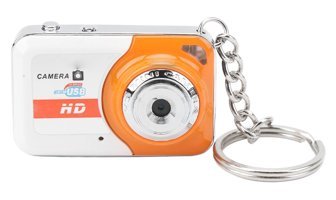 Fockety Mini Full HD Kopmakt Dijital Fotoğraf Makinesi Beyaz-Turuncu