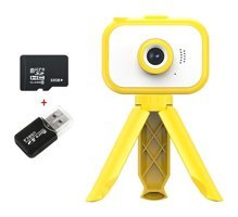 Mengtuo Mini Full HD Kopmakt Dijital Fotoğraf Makinesi Sarı