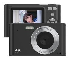 Mistaha 4K Kopmakt Dijital Fotoğraf Makinesi Siyah