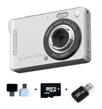 Tuomeng 4K 10 MP Kompakt Dijital Fotoğraf Makinesi Gümüş