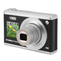 Vrupin Full HD Kopmakt Dijital Fotoğraf Makinesi Gümüş-Siyah