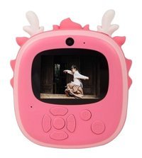 Boutiques Ejderha Şipşak Mini Full HD Kopmakt Çocuk Dijital Fotoğraf Makinesi Pembe
