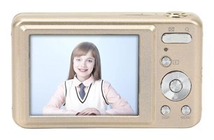 Dpofirs Mini Full HD Kopmakt Çocuk Dijital Fotoğraf Makinesi Altın