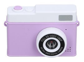 Gugxiom Full HD Kopmakt Çocuk Dijital Fotoğraf Makinesi Beyaz-Mor