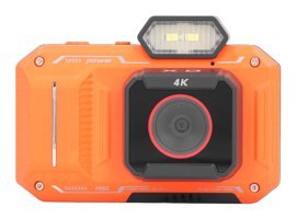 Vrupin 4K Kopmakt Dijital Fotoğraf Makinesi Turuncu