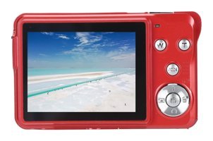 Vrupin 4K Kopmakt Dijital Fotoğraf Makinesi Kırmızı