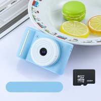 Tuomeng 2 inç Mini Full HD Kompakt Çocuk Dijital Fotoğraf Makinesi Mavi
