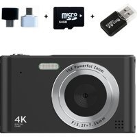 Tuomeng Ultra HD Kompakt Dijital Fotoğraf Makinesi Siyah
