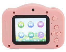Yunseity 2 inç Mini Full HD Kompakt Çocuk Dijital Fotoğraf Makinesi Pembe