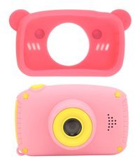 Jectse Full HD Kopmakt Çocuk Dijital Fotoğraf Makinesi Pembe