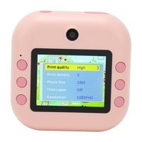 Huairdum Mini Full HD 48 MP Kompakt Çocuk Dijital Fotoğraf Makinesi Pembe