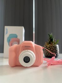 Alim Gsm Full HD Kopmakt Çocuk Dijital Fotoğraf Makinesi Pembe