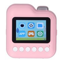 Vrupin Şipşak Mini Full HD Kopmakt Çocuk Dijital Fotoğraf Makinesi Beyaz-Pembe