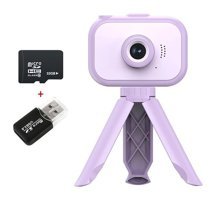 Mengtuo Mini Full HD 2,0 inç Kompakt Dijital Fotoğraf Makinesi Mor