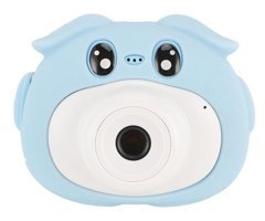 Ccylez Full HD Kopmakt Çocuk Dijital Fotoğraf Makinesi Açık Mavi