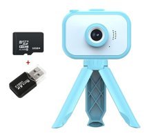 Mengtuo Mini Full HD Kompakt Dijital Fotoğraf Makinesi Açık Mavi