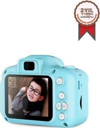Torima Mini Full HD Kopmakt Çocuk Dijital Fotoğraf Makinesi Turkuaz