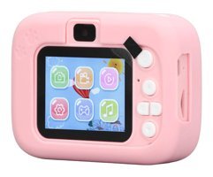 Huairdum Full HD Kopmakt Çocuk Dijital Fotoğraf Makinesi Pembe