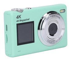 Akozon Mini 4K 64 MP Kompakt Çocuk Dijital Fotoğraf Makinesi Yeşil