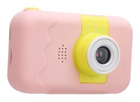 Annadue Full HD Kopmakt Çocuk Dijital Fotoğraf Makinesi Pembe-Sarı