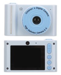 Jectse Full HD Kopmakt Çocuk Dijital Fotoğraf Makinesi Mavi