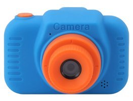 Kımıss Mini Full HD Kopmakt Çocuk Dijital Fotoğraf Makinesi Mavi