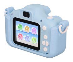 Jectse Mini Full HD Kompakt Çocuk Dijital Fotoğraf Makinesi Açık Mavi