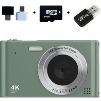 Tuomeng 2.4 inç Full HD Kompakt Dijital Fotoğraf Makinesi Yeşil