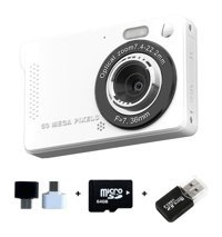 Tuomeng 4K Kompakt Dijital Fotoğraf Makinesi Beyaz